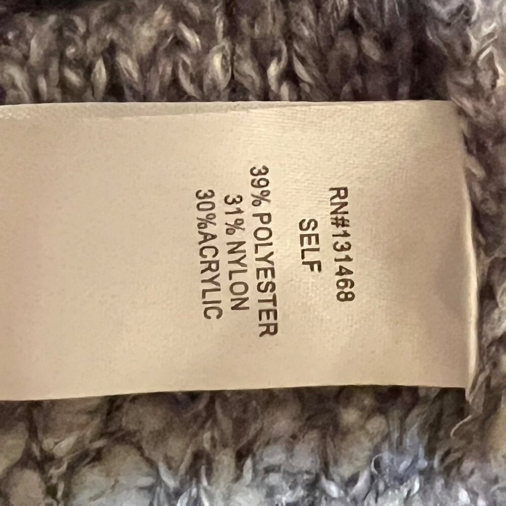 Fate Clarina Textured Knit Purple Sweater M Womens Cozy Lightweight Long Sleeve - Picture 10 of 15